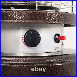 13000W Garden Gas Patio Heater Propane Butane Golden with Regulator Hose &Wheels