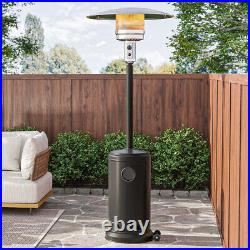 13KW Gas Patio Heater Outdoor Free Standing Garden Warmer Heater Piezo Ignition