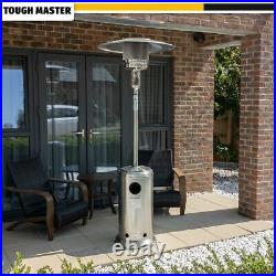 13KW Gas Patio Heater Standing 100% Stainless Steel Outdoor Garden Burner UK