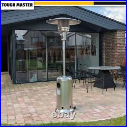 13KW Gas Patio Heater Standing 100% Stainless Steel Outdoor Garden Burner UK
