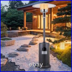 13KW Outdoor Garden Gas Heater Patio Heater Burner Warmer withWheels Free Standing