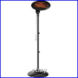 13KW Outdoor Garden Gas Patio Heater Standing Propane Heaters Fire BBQ UK