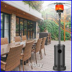 13KW Outdoor Garden Gas Patio Heater Standing Propane Heaters With Wheels UK
