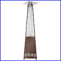 14.7kW Garden Gas Patio Heater Outdoor Party Table Top Polished Stainless Steel