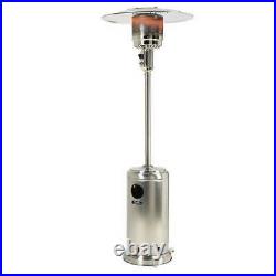 14kw Outdoor Gas Patio Heater With UK Regulator, Hose And Cover STAINLESS STEEL