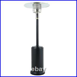 225CM 13KW Garden Patio Gas Heater Stainless Steel Burner with Wheels Dust Cover