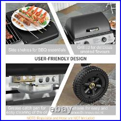 2 Burner Gas Barbecue Grill Propane Gas BBQ 5.6 kW