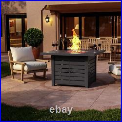 39 Propane Gas Fire Pit /Fire Table Heater Outdoor Patio Bonfire Dining Tables