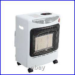 4.2KW Mobile Gas Portable Cabinet Heater Butane Home/Patio Heater Indoor Outdoor