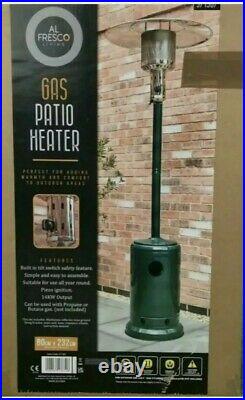 Alfresco Gas Patio Heater Powerful 14KW Output Garden Heater NEW Fast