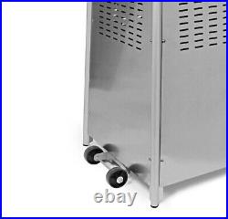 BU-KO Patio Gas Heater Stainless Steel with Bluetooth