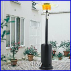 Black Outdoor Patio Heater Garden Burner Gas Power Mushroom Heater Free Standing