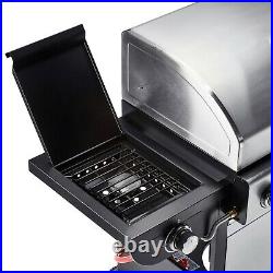 Blazebox 4+1 Gas Burner BBQ Grill Stainless Steel Barbecue with Side Burner NEW