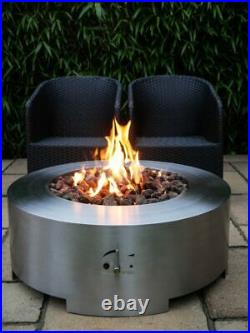 BrightStar Fires SATURN Gas Fire Pit Table with cover. LPG or mains 18 kw UK