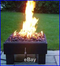BrightStar Fires, VEGA LPG Gas Fire Pit outdoor garden patio heater 18kw UK