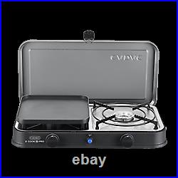 Cadac black 2 cook 2 pro deluxe qr table top gas barbecue