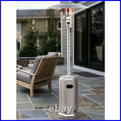 Callow Gas Patio Heater 8.8kw in Stainless Steel Eco High Output County