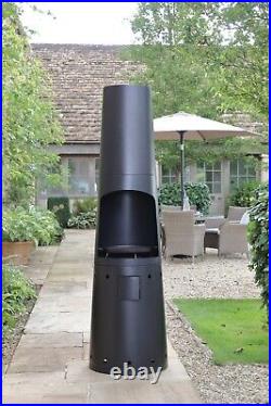 Casa Mia Primo Gas Chiminea Patio heater with cooking griddle