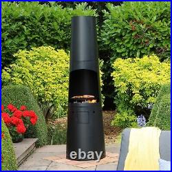 Casa Mia Primo Gas Chiminea Patio heater with cooking griddle