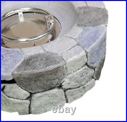 Centurion Supports Fireology KALUYA Grey Lavish Garden & Patio Gas Fire Pit