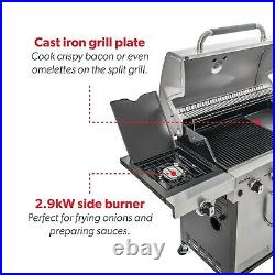 Char-Broil Advantage Series 445S 4 Burner Gas BBQ with Side Burner