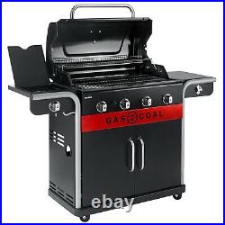 Char-Broil Gas2Coal 2.0 440 4 Burner Dual Fuel Gas & Charcoal BBQ Grill 140939