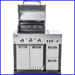 Char-Broil Ultimate 3200 3 Burner Outdoor BBQ Kitchen