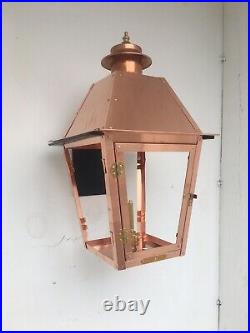 Copper Gas Lantern Legendary Lighting Natural Gas