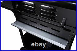 CosmoGrill 4+1 Large Outdoor Gas Barbecue BBQ Grill plus Side Burner WithCover