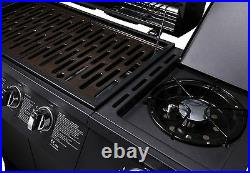 CosmoGrill 6+1 Gas Burner Grill BBQ Barbecue Inc Side Burner 93422 with Cover