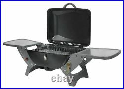 Crusader Folding Gas Barbecue Combo BBQ Trolley Portable Picnic Table Top Stove