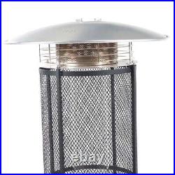 Cylinder Gas Garden Outdoor Patio Steel Heating Freestanding Flame Heater