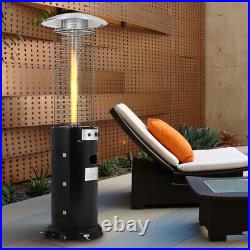 Cylinder Patio Gas Heater Outdoor/Garden/Commercial Gas Warmer Standing WithWheels