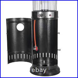Dellonda Gas Freestanding Patio Heater 13kW for Commercial & Domestic Use Black