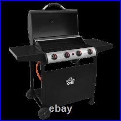 Dellonda Large 4 Burner Gas BBQ Grill with Piezo Ignition, Thermometer, Wheels