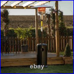 Dellonda Outdoor Garden Gas Patio Heater 13kW Commercial Domestic Warmer Black