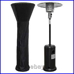 Dellonda Outdoor Gas Patio Heater 13kW Commercial & Domestic Use, Cover, Black