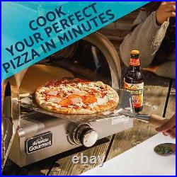 Dellonda Outdoor Table Top Gas Pizza Oven, Garden/Patio Kitchen Oven 350°C 3.8kW