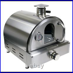 Dellonda Outdoor Table Top Gas Pizza Oven, Garden/Patio Kitchen Oven 350°C 3.8kW