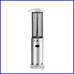 Electriq Outdoor Freestanding Gas Patio Heater Stainless Steel Eiqodgrss