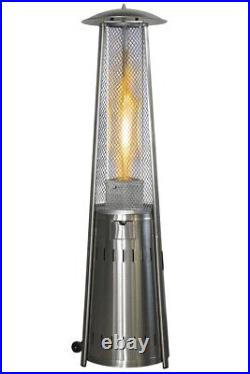 Ender Rondo Pyramid Patio Heater In Stainless Steel New