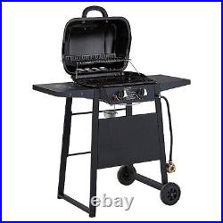 Expert Grill 2 Burner Stainless Steel Gas BBQ Outdoor Garden Patio Portable