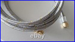 Extension hose gas Weber Stainless Steel 3m, q grill, for regulator and bayonet