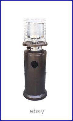 Freestanding Bullet Style Gas Patio Heater 13KW Stainless Steel Outdoor