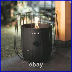 Garden Fire Pit Outdoor Heater Black Gas Table Lantern Portable Camping Stove