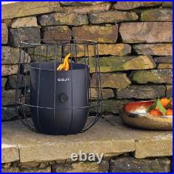 Garden Fire Pit Outdoor Heater Black Gas Table Lantern Portable Camping Stove