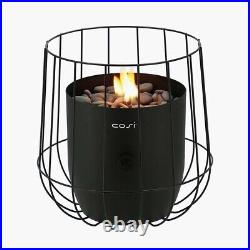 Garden Fire Pit Outdoor Heater Black Gas Table Lantern Portable Camping Stove