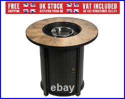 Garden Gas Fire Pit Table Heater Patio BBQ Camping Fire Pit