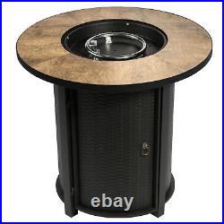 Garden Gas Fire Pit Table Heater Patio BBQ Camping Fire Pit