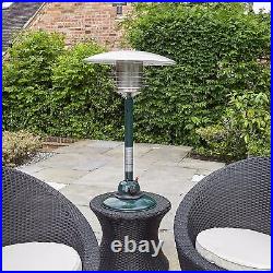 Garden Outdoor Gas Patio Heater 4KW for Gardens Patio Table Top Stainless Steel